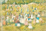 Maurice Prendergast May Day Central Park Sweden oil painting artist